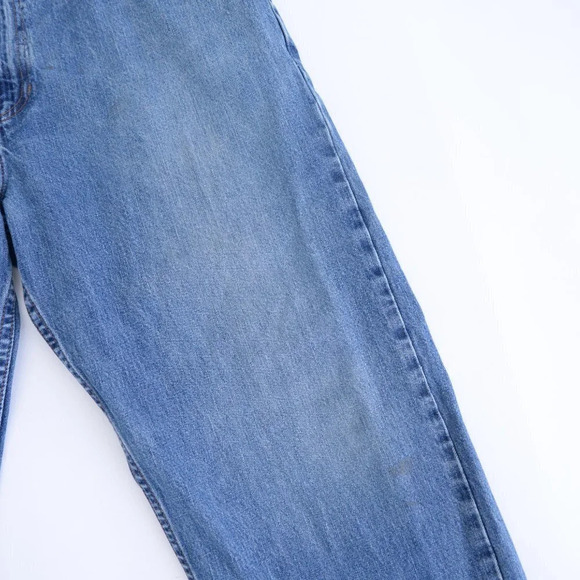 Tommy Hilfiger Vintage 90's Y2K Wide Leg Jeans ~Blue ~36/30 - Picture 15 of 16